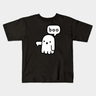 Funny Ghost Of Disapproval Boo! Kids T-Shirt